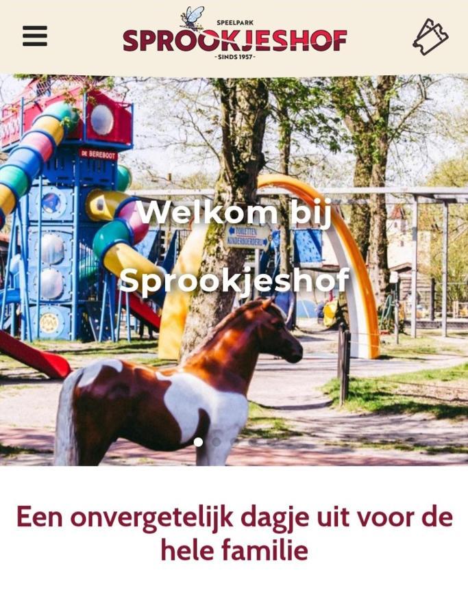 Caravan In Bosrijk Gebied Hotell Zuidlaren Eksteriør bilde